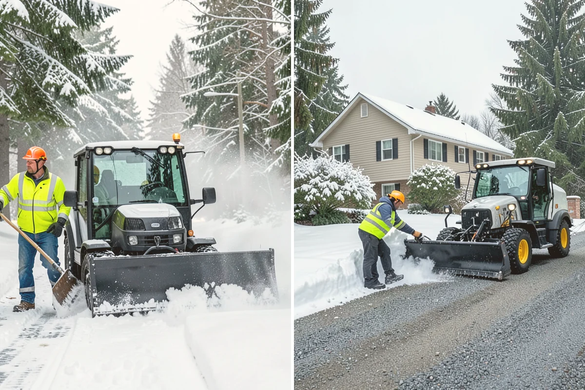 Industrial Facility Snow Plowing in Bothell, King County, WA - Map truck routes, gates, and lots against your shift and delivery schedule