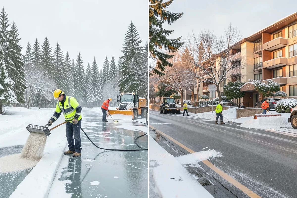 Industrial Facility Snow Plowing in Buckley, Pierce County, WA - Map truck routes, gates, and lots against your shift and delivery schedule