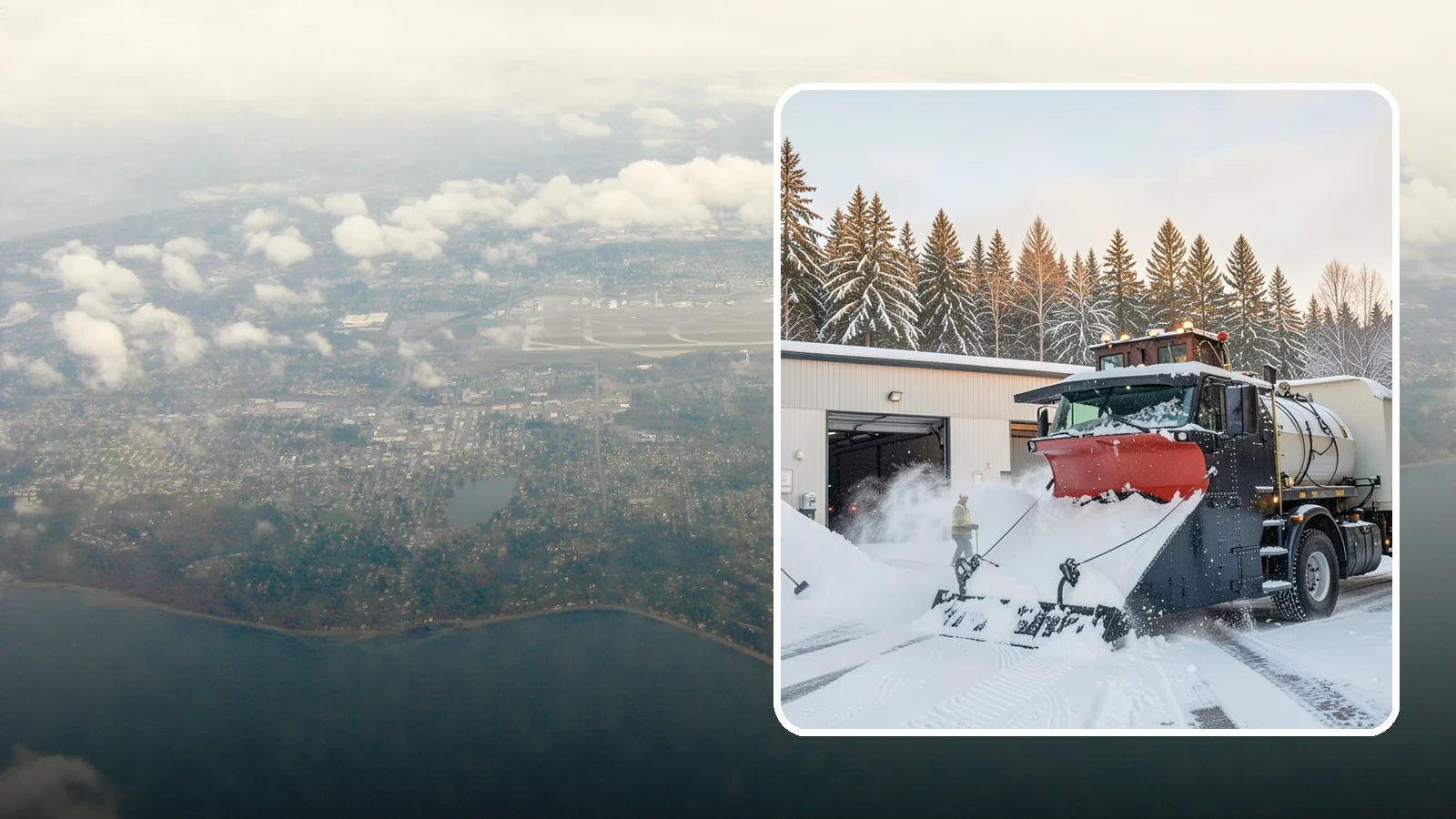 Industrial Facility Snow Plowing in Burien, King County, WA - We plow large industrial yards, truck routes, and gates so shift changes and freight keep moving through any storm.