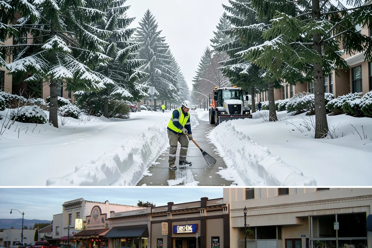 Industrial Facility Snow Plowing in Burlington, Skagit County, WA - Set up a heavy-equipment contract before winter so freight and shifts never stall on snow.