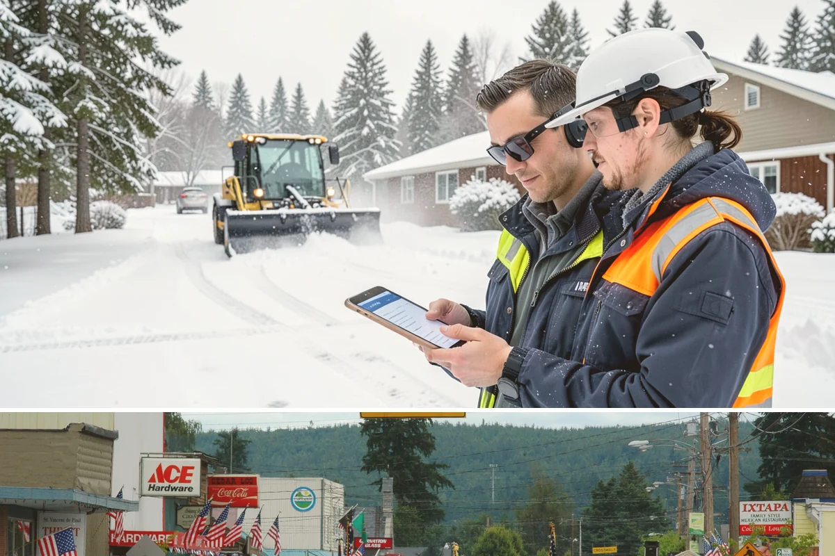 Industrial Facility Snow Plowing in Carnation, King County, WA - Set up a heavy-equipment contract before winter so freight and shifts never stall on snow.