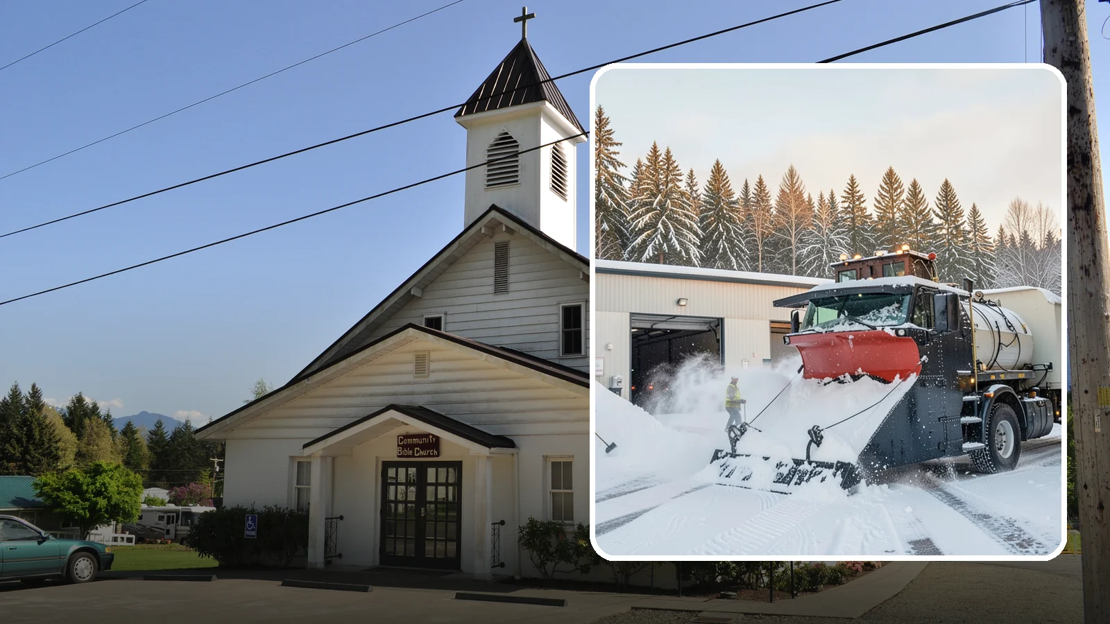 Industrial Facility Snow Plowing in Concrete, Skagit County, WA - We plow large industrial yards, truck routes, and gates so shift changes and freight keep moving through any storm.
