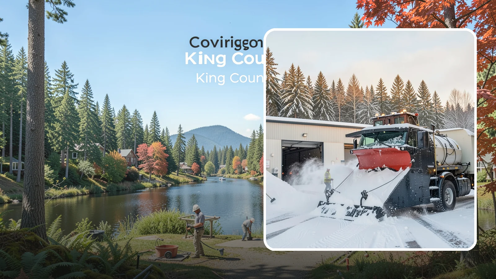 Industrial Facility Snow Plowing in Covington, King County, WA - We plow large industrial yards, truck routes, and gates so shift changes and freight keep moving through any storm.