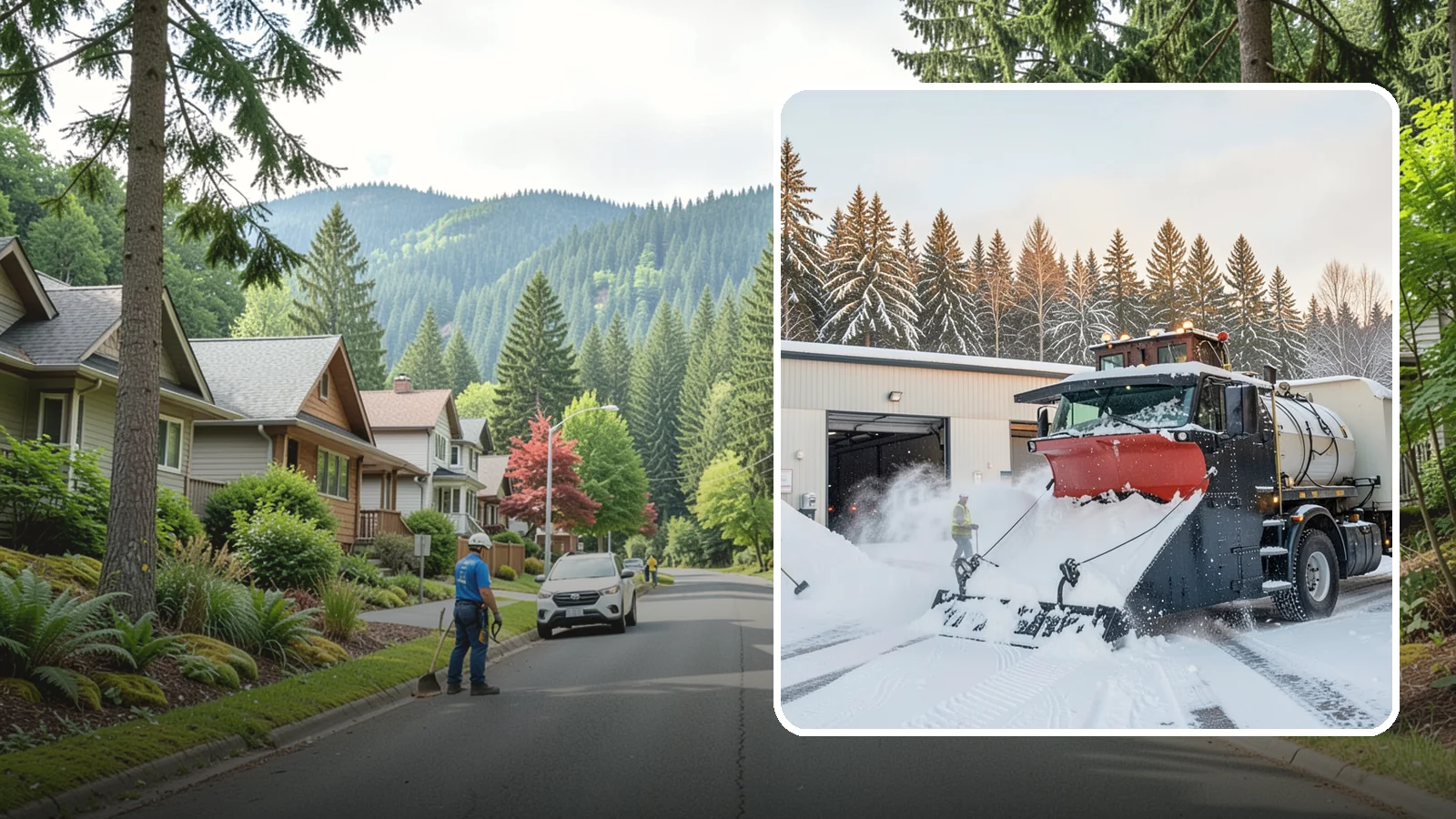 Industrial Facility Snow Plowing in Darrington, Snohomish County, WA - We plow large industrial yards, truck routes, and gates so shift changes and freight keep moving through any storm.
