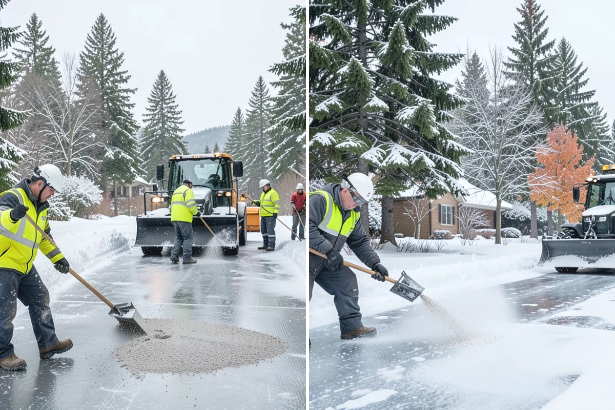 Industrial Facility Snow Plowing in Des Moines, King County, WA - Map truck routes, gates, and lots against your shift and delivery schedule
