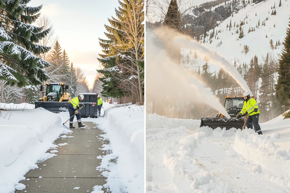 Industrial Facility Snow Plowing in Duvall, King County, WA - Map truck routes, gates, and lots against your shift and delivery schedule