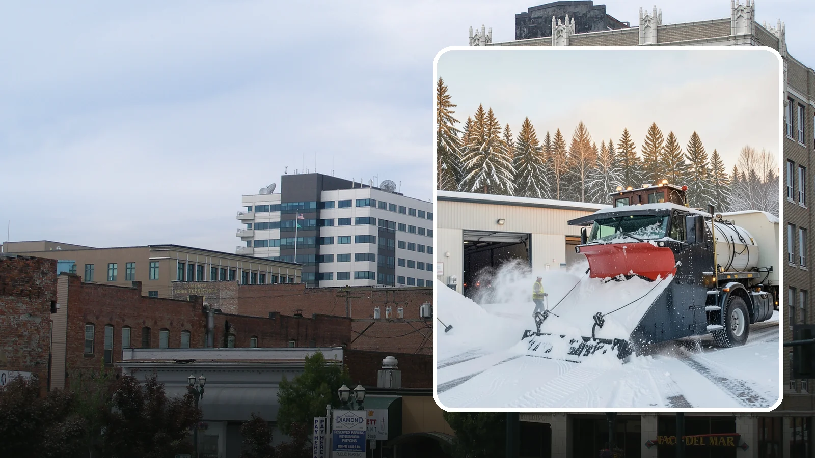 Industrial Facility Snow Plowing in Everett, Snohomish County, WA - We plow large industrial yards, truck routes, and gates so shift changes and freight keep moving through any storm.