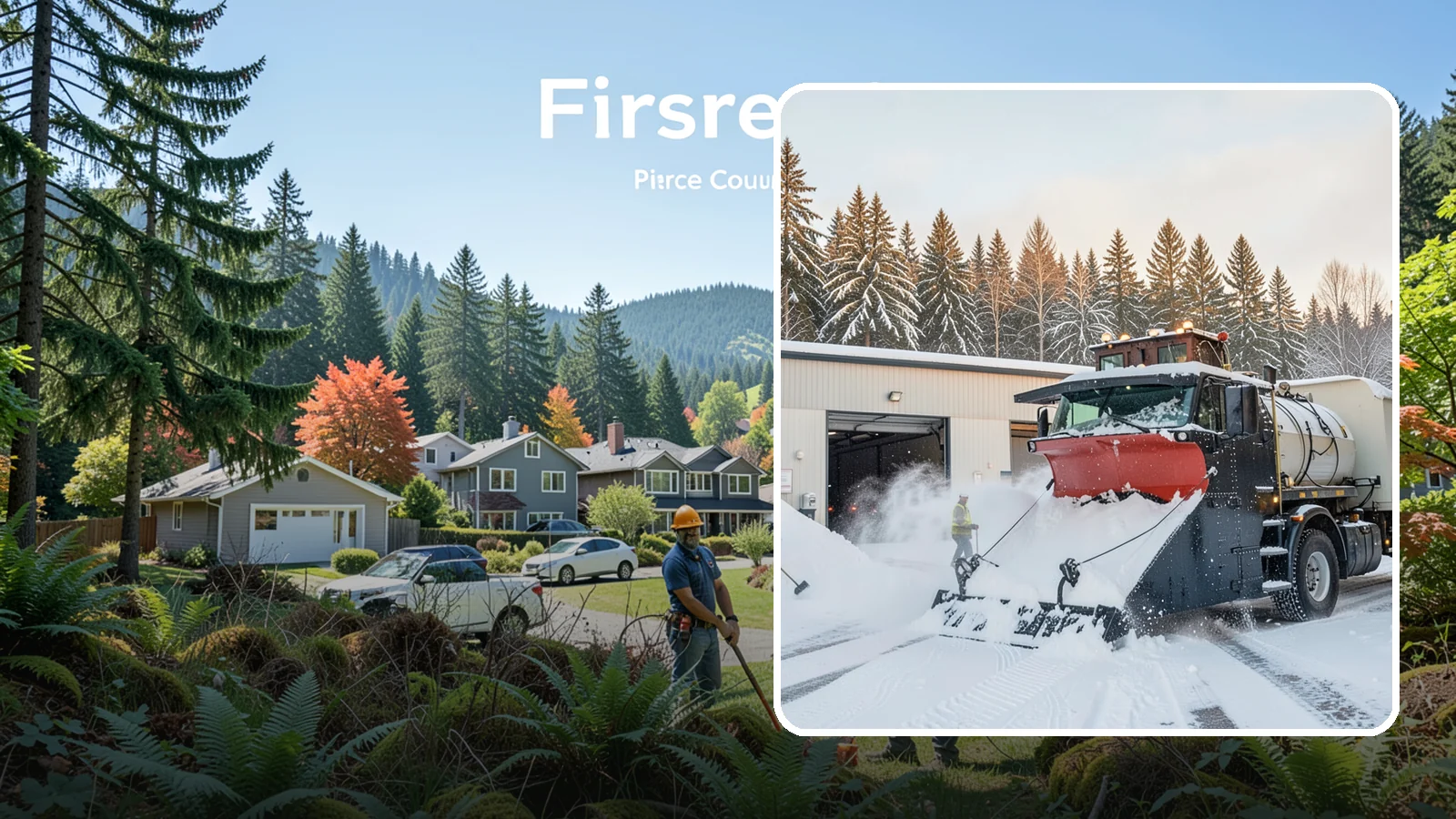 Industrial Facility Snow Plowing in Fircrest, Pierce County, WA - We plow large industrial yards, truck routes, and gates so shift changes and freight keep moving through any storm.