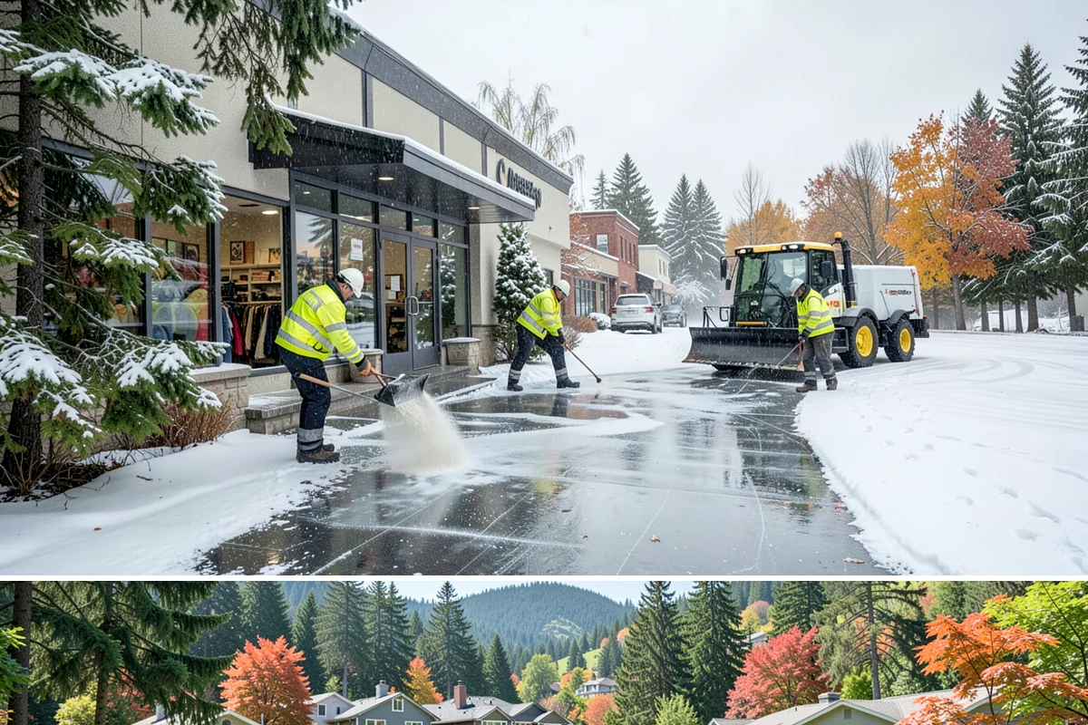 Industrial Facility Snow Plowing in Fircrest, Pierce County, WA - Set up a heavy-equipment contract before winter so freight and shifts never stall on snow.