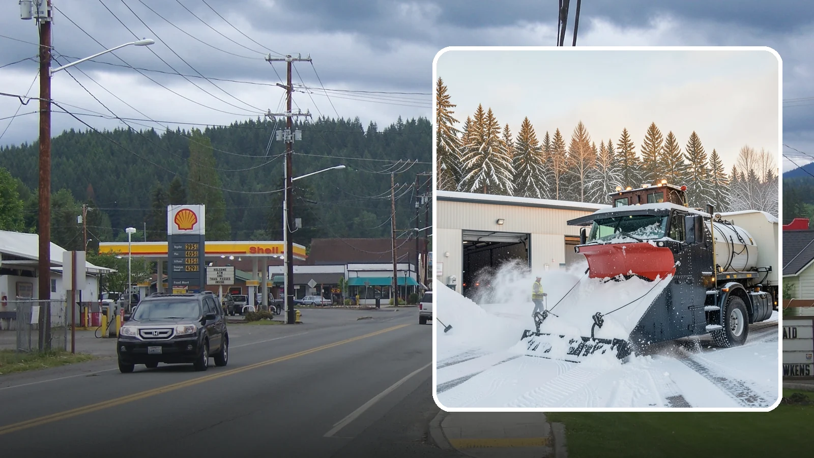 Industrial Facility Snow Plowing in Granite Falls, Snohomish County, WA - We plow large industrial yards, truck routes, and gates so shift changes and freight keep moving through any storm.
