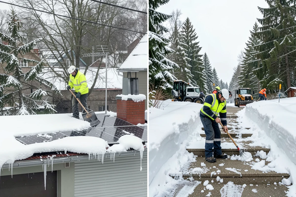Industrial Facility Snow Plowing in Hunts Point, King County, WA - Map truck routes, gates, and lots against your shift and delivery schedule
