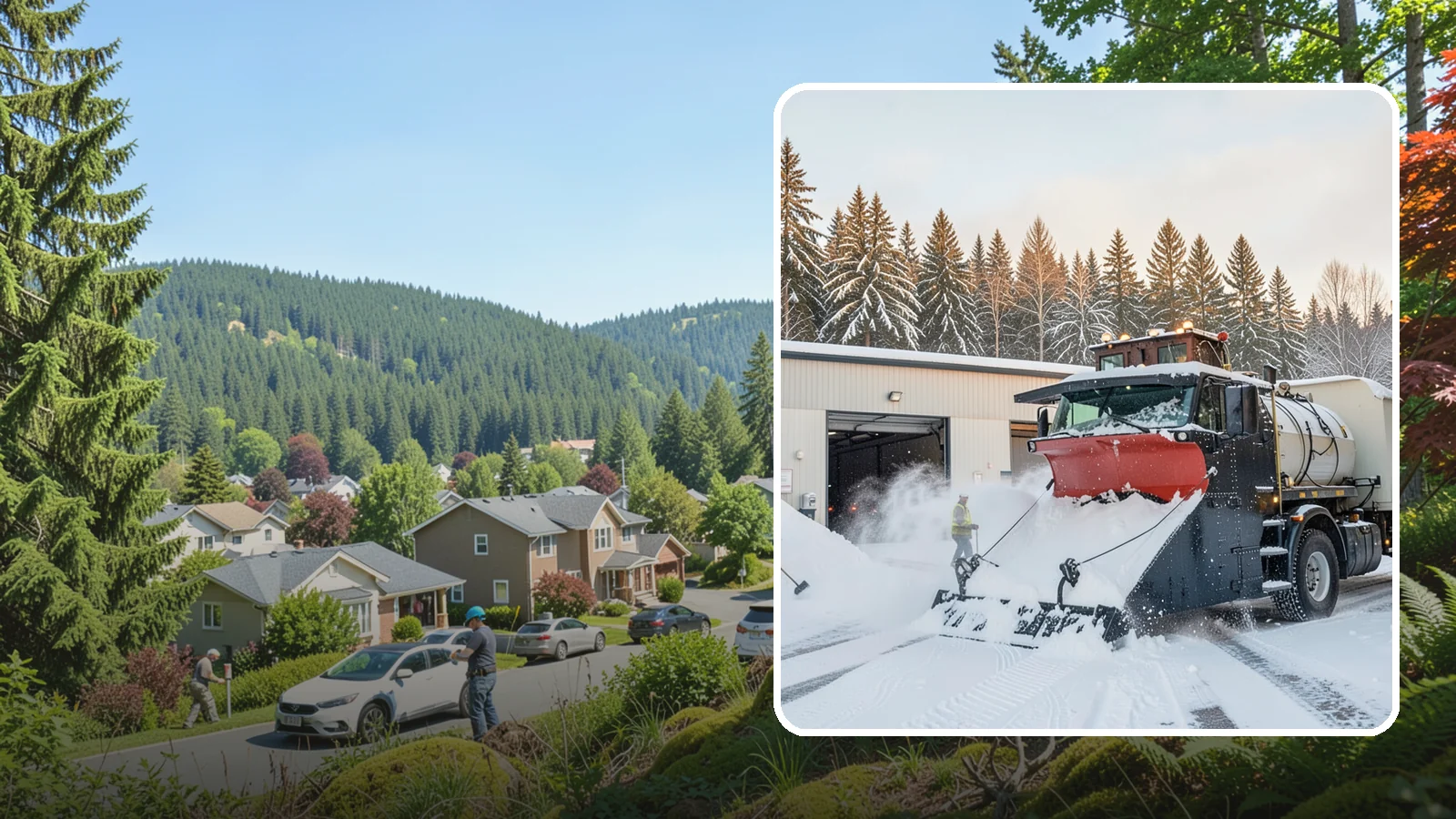 Industrial Facility Snow Plowing in Index, Snohomish County, WA - We plow large industrial yards, truck routes, and gates so shift changes and freight keep moving through any storm.