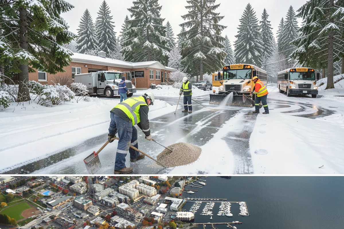 Industrial Facility Snow Plowing in Kirkland, King County, WA - Set up a heavy-equipment contract before winter so freight and shifts never stall on snow.
