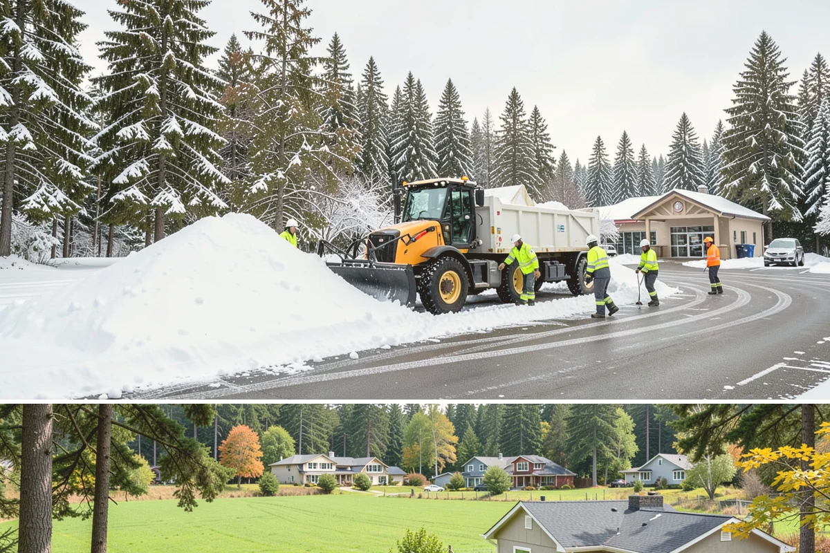 Industrial Facility Snow Plowing in Lyman, Skagit County, WA - Set up a heavy-equipment contract before winter so freight and shifts never stall on snow.