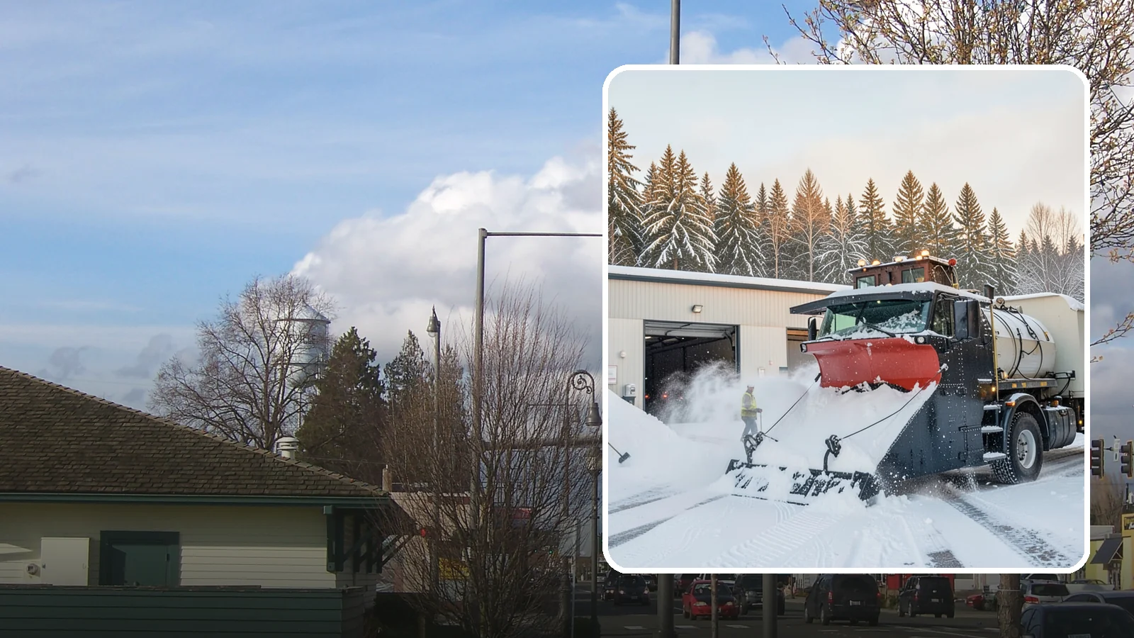 Industrial Facility Snow Plowing in Marysville, Snohomish County, WA - We plow large industrial yards, truck routes, and gates so shift changes and freight keep moving through any storm.