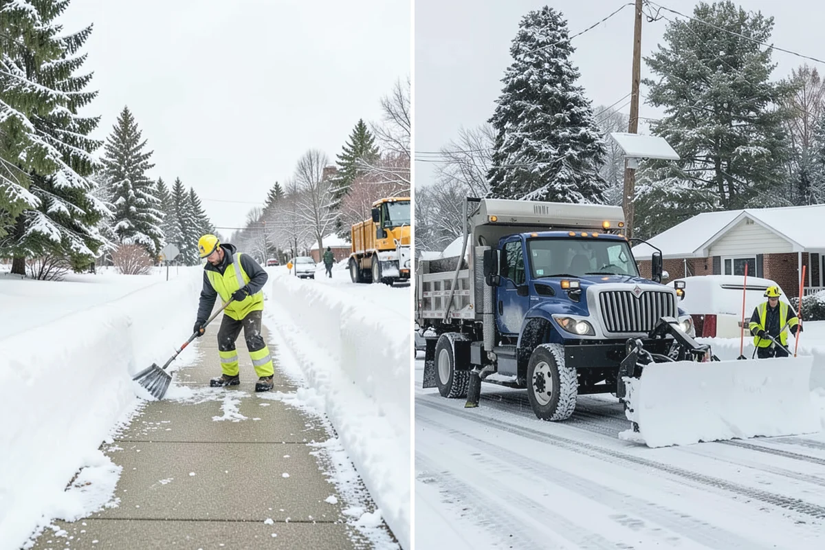 Industrial Facility Snow Plowing in Medina, King County, WA - Map truck routes, gates, and lots against your shift and delivery schedule