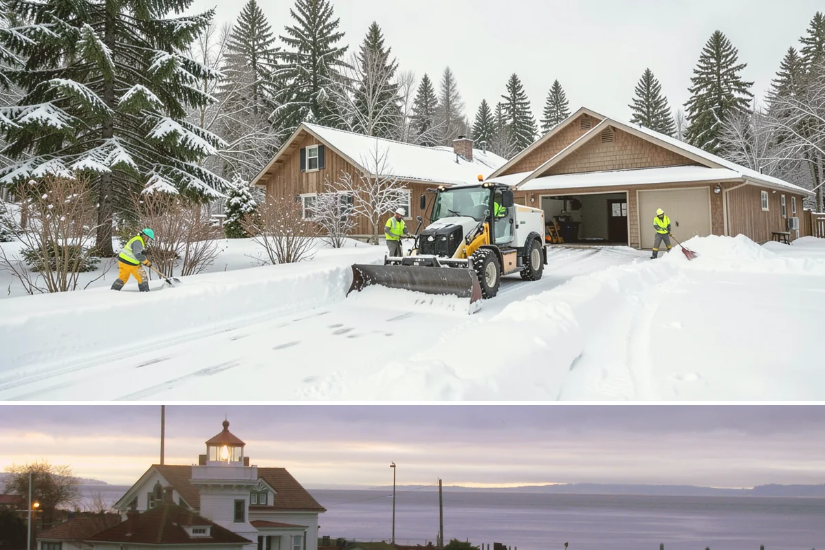 Industrial Facility Snow Plowing in Mukilteo, Snohomish County, WA - Set up a heavy-equipment contract before winter so freight and shifts never stall on snow.