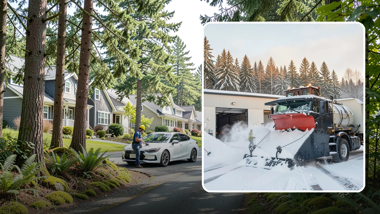 Industrial Facility Snow Plowing in Normandy Park, King County, WA - We plow large industrial yards, truck routes, and gates so shift changes and freight keep moving through any storm.