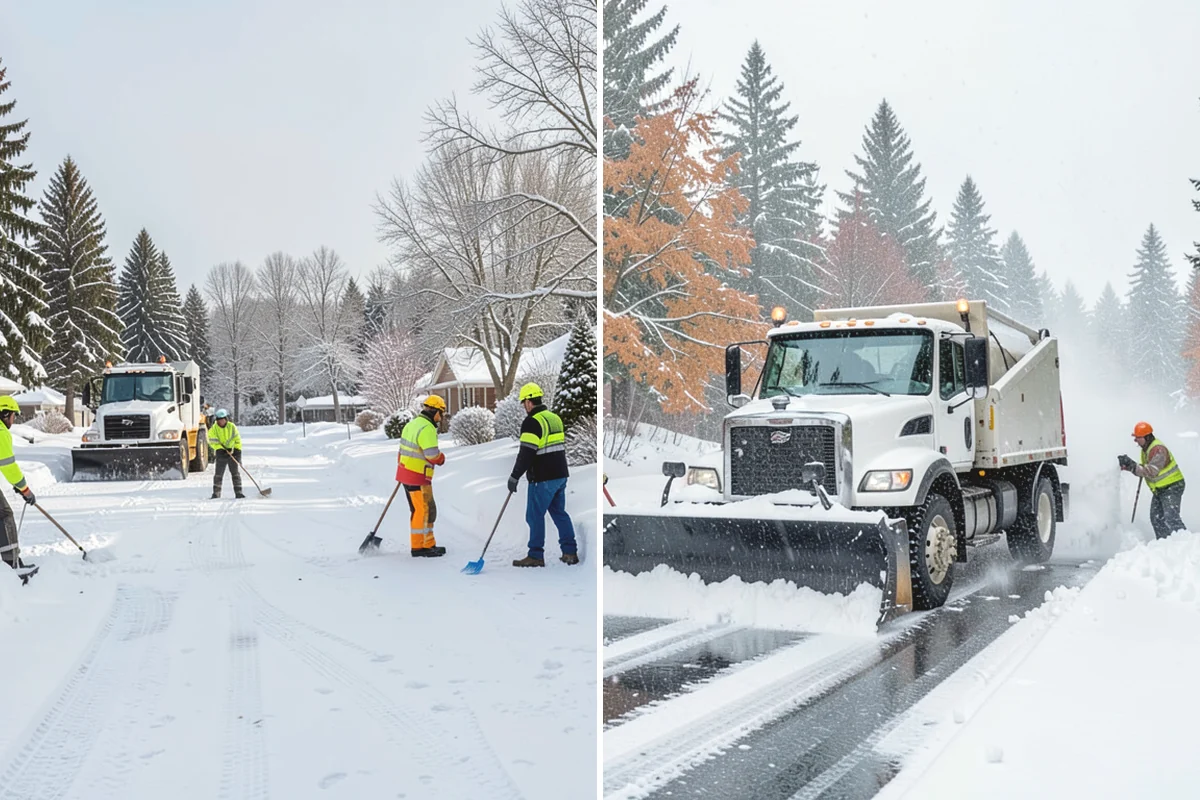 Industrial Facility Snow Plowing in North Bend, King County, WA - Map truck routes, gates, and lots against your shift and delivery schedule