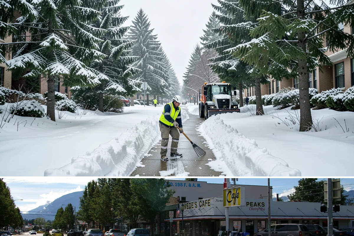 Industrial Facility Snow Plowing in North Bend, King County, WA - Set up a heavy-equipment contract before winter so freight and shifts never stall on snow.