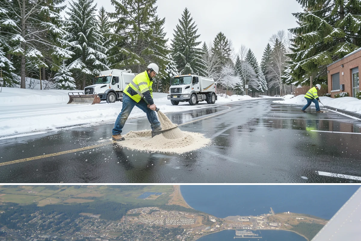 Industrial Facility Snow Plowing in Oak Harbor, Island County, WA - Set up a heavy-equipment contract before winter so freight and shifts never stall on snow.