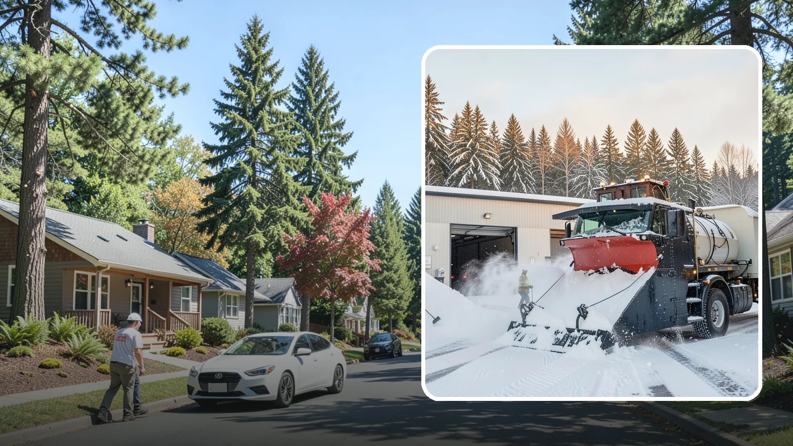 Industrial Facility Snow Plowing in Orting, Pierce County, WA - We plow large industrial yards, truck routes, and gates so shift changes and freight keep moving through any storm.