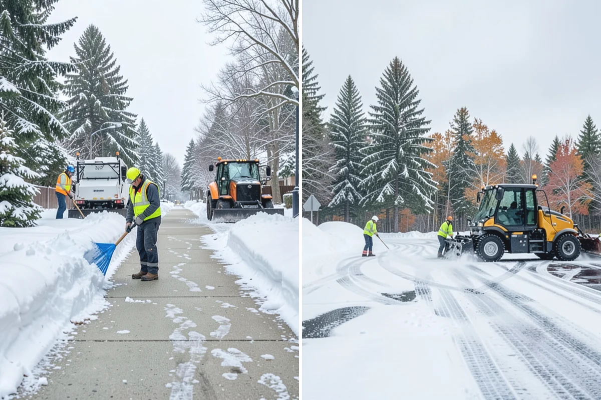 Industrial Facility Snow Plowing in Renton, King County, WA - Map truck routes, gates, and lots against your shift and delivery schedule