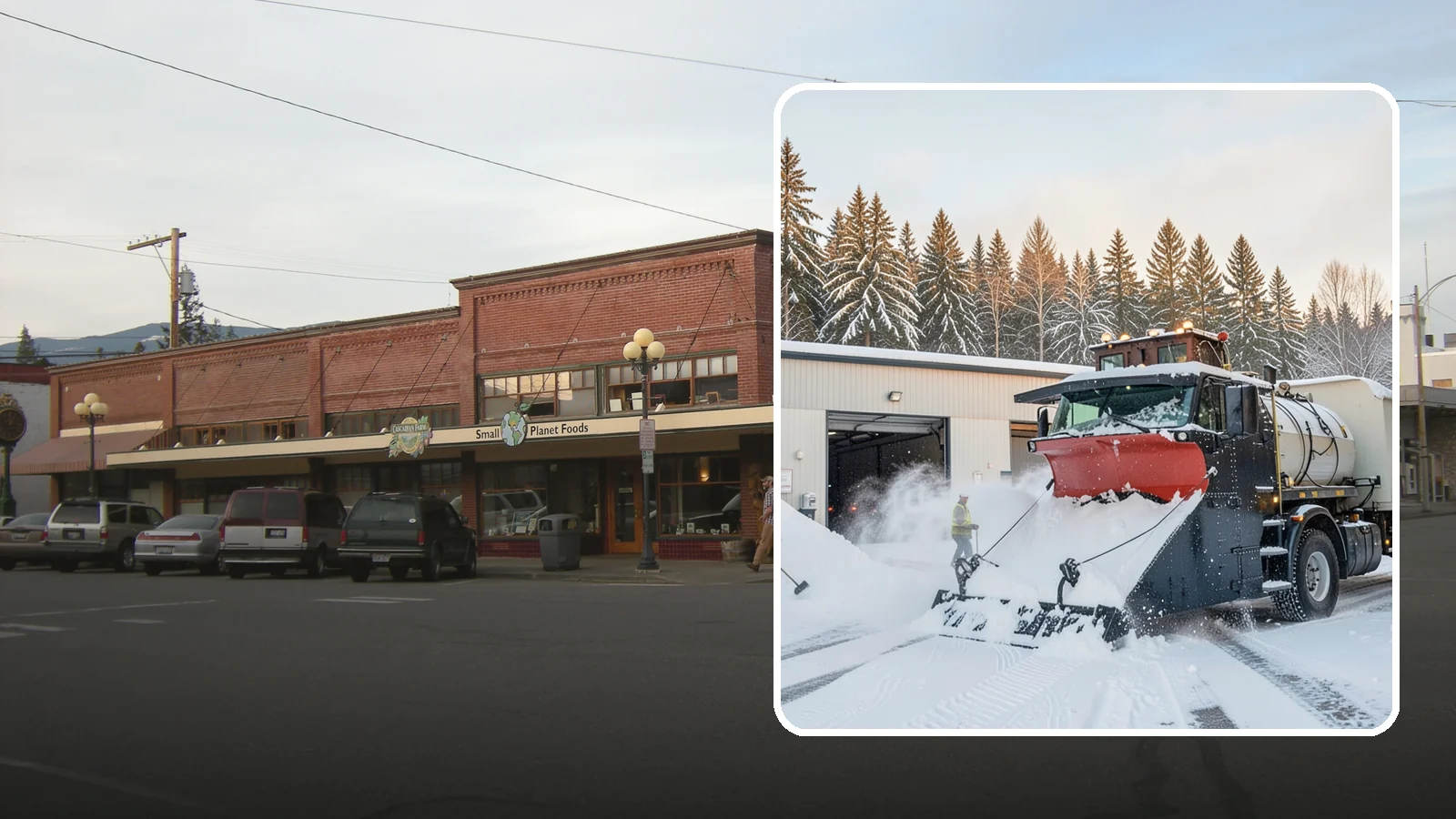 Industrial Facility Snow Plowing in Sedro-Woolley, Skagit County, WA - We plow large industrial yards, truck routes, and gates so shift changes and freight keep moving through any storm.