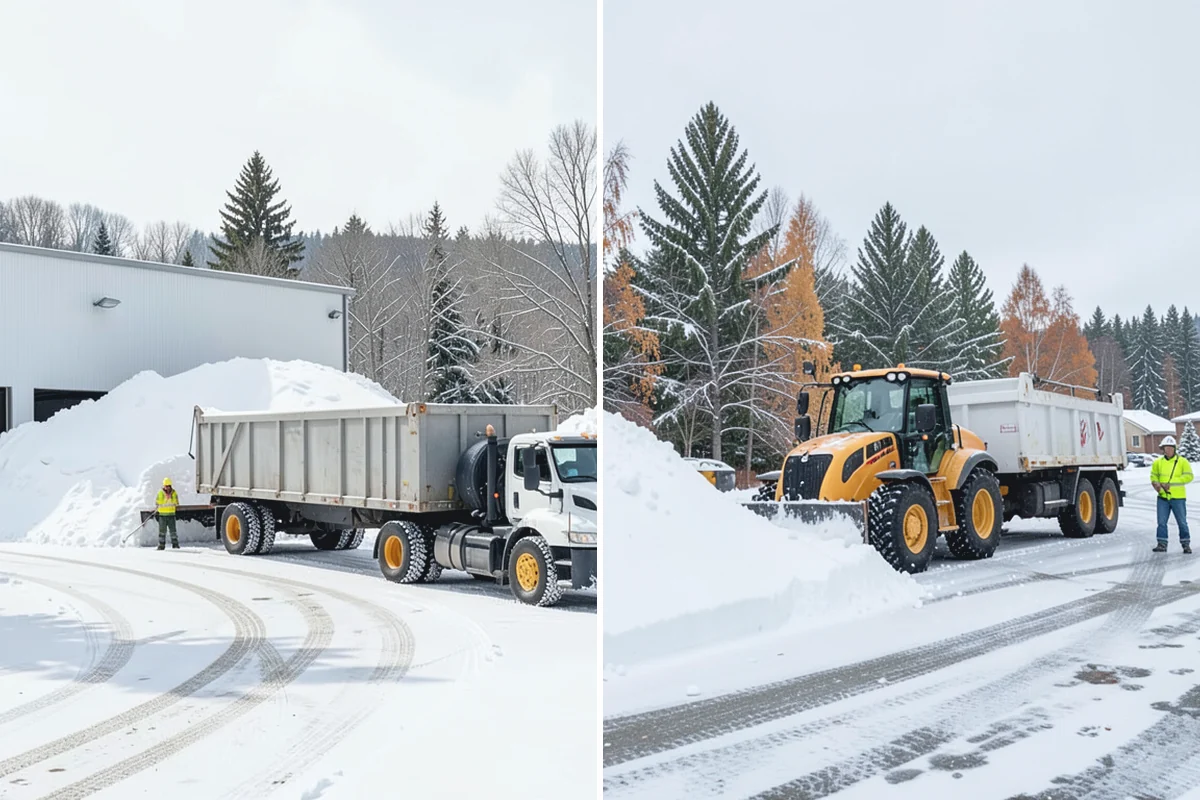Industrial Facility Snow Plowing in Skykomish, King County, WA - Map truck routes, gates, and lots against your shift and delivery schedule