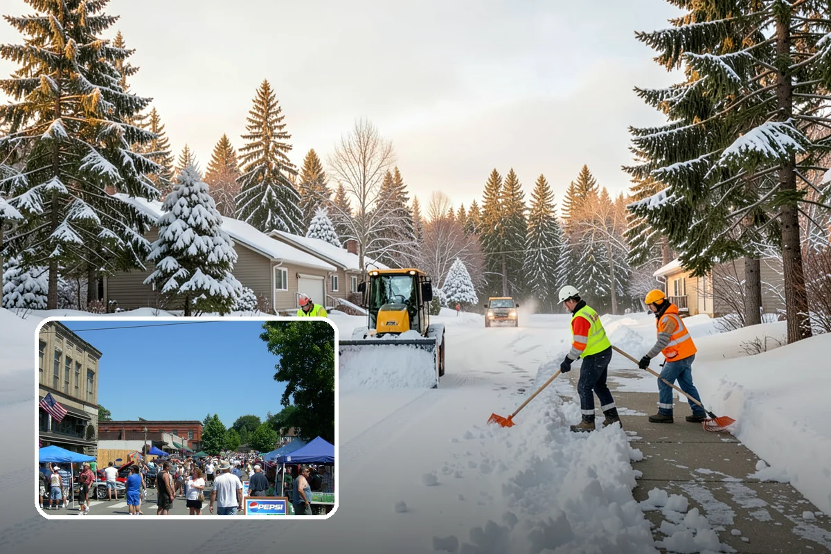 Industrial Facility Snow Plowing in Snohomish, Snohomish County, WA - Wide yards and truck routes cleared with heavy equipment