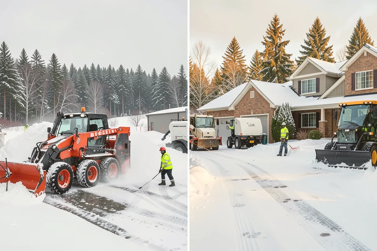 Industrial Facility Snow Plowing in Snohomish, Snohomish County, WA - Map truck routes, gates, and lots against your shift and delivery schedule