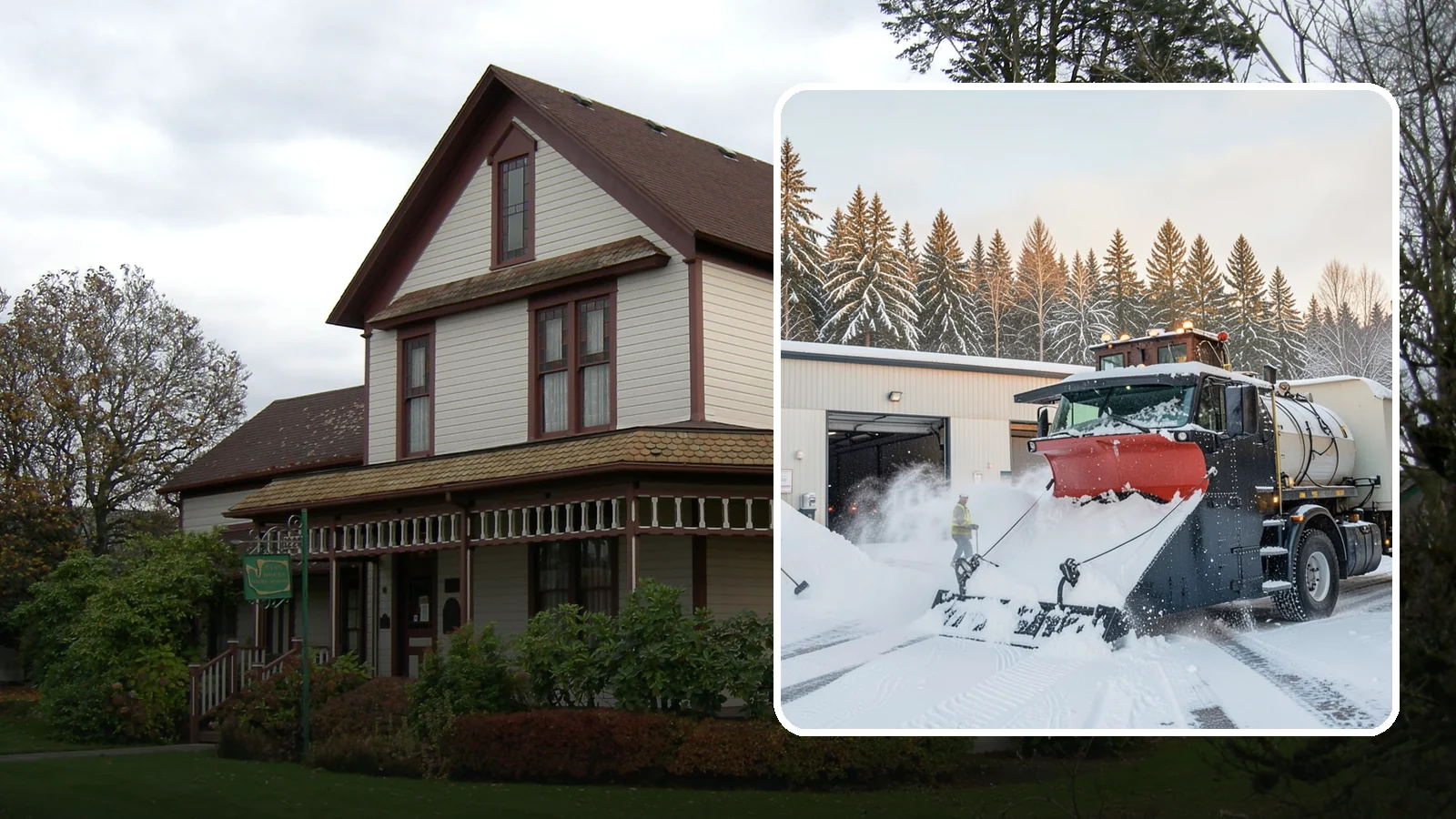 Industrial Facility Snow Plowing in Sumner, Pierce County, WA - We plow large industrial yards, truck routes, and gates so shift changes and freight keep moving through any storm.