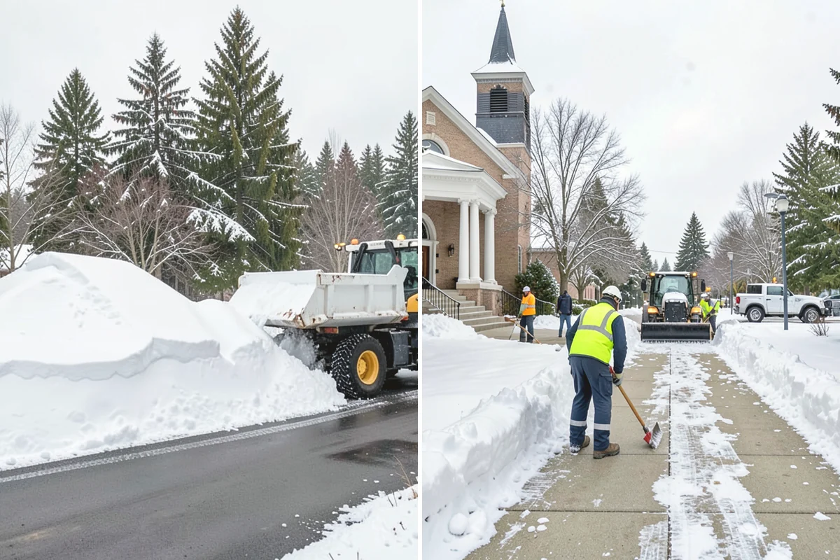 Industrial Facility Snow Plowing in Tacoma, Pierce County, WA - Map truck routes, gates, and lots against your shift and delivery schedule