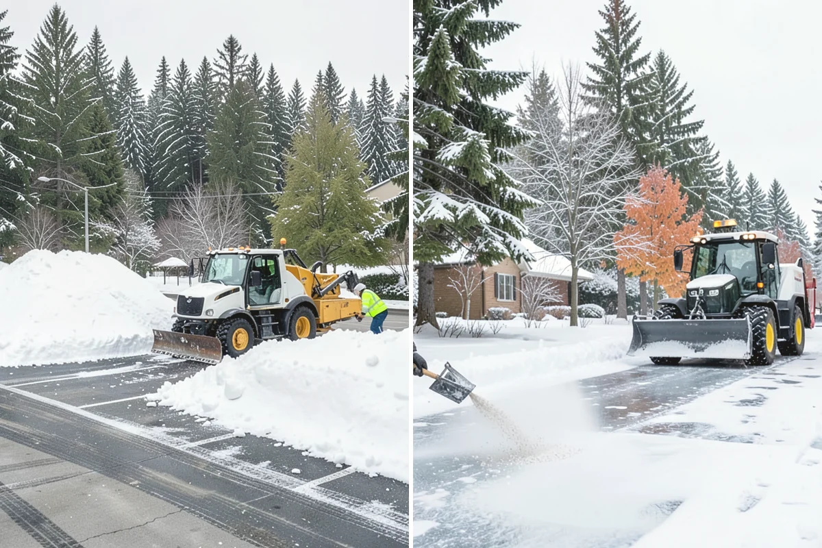 Industrial Snow Removal in Anacortes, Skagit County, WA - Assess yard layout, gate approaches, and truck traffic flow