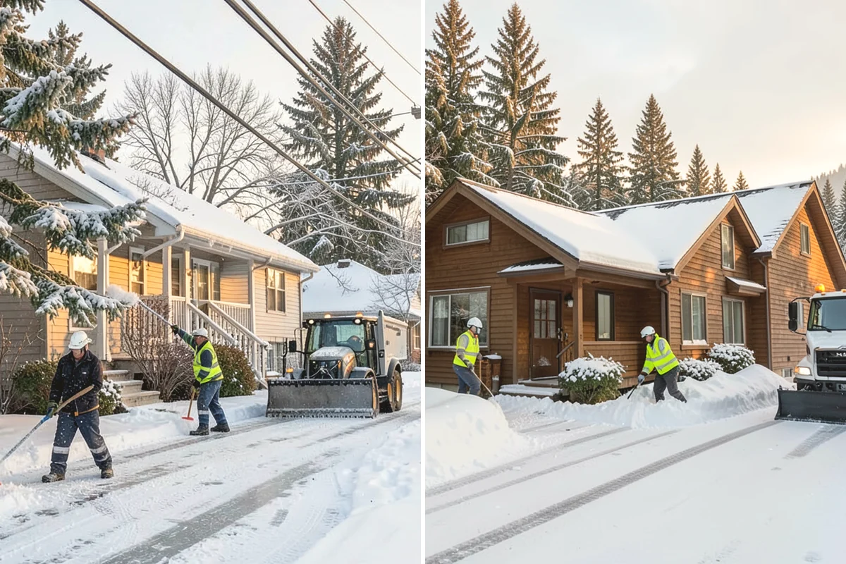 Industrial Snow Removal in Black Diamond, King County, WA - Assess yard layout, gate approaches, and truck traffic flow