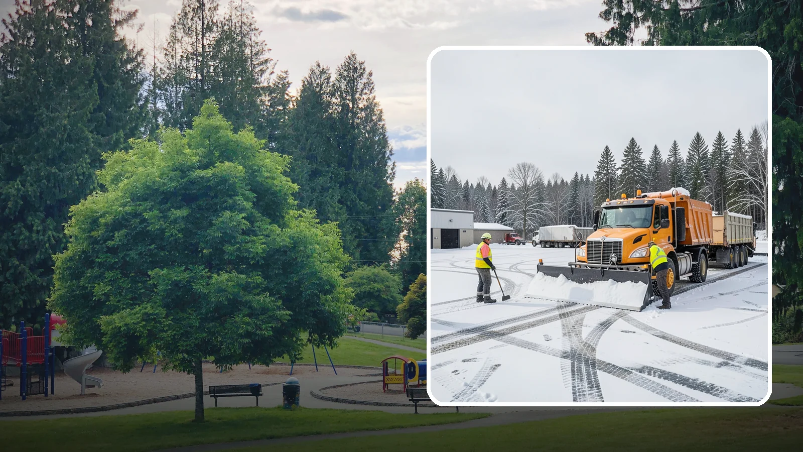 Industrial Snow Removal in Bonney Lake, Pierce County, WA - Keep industrial yards, truck lanes, and employee access open and productive through Western Washington winter weather.