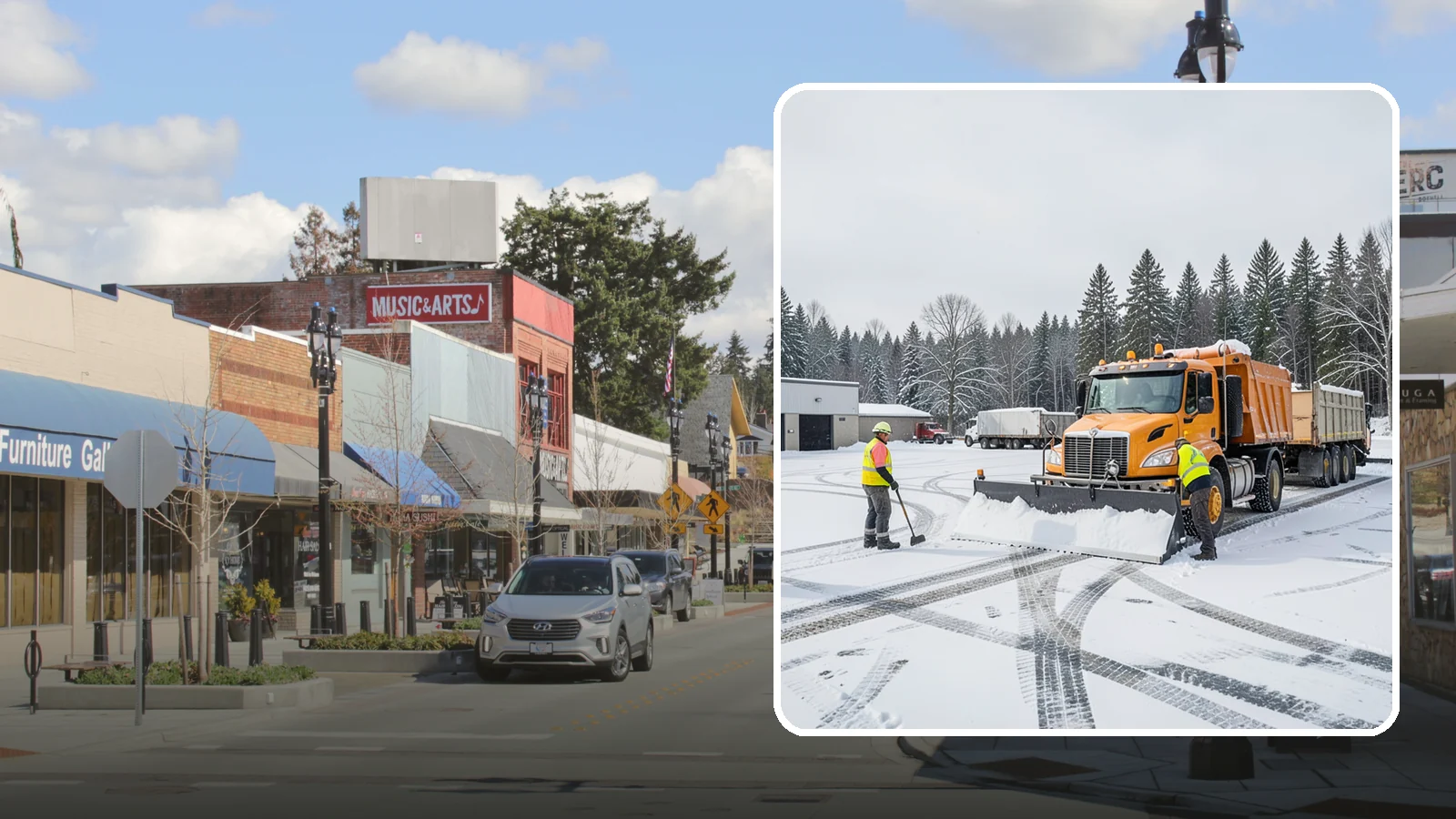 Industrial Snow Removal in Bothell, King County, WA - Keep industrial yards, truck lanes, and employee access open and productive through Western Washington winter weather.