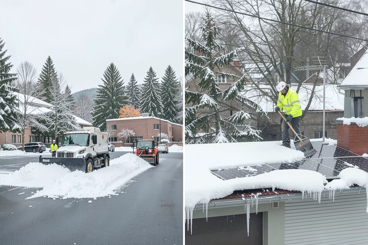 Industrial Snow Removal in Buckley, Pierce County, WA - Assess yard layout, gate approaches, and truck traffic flow