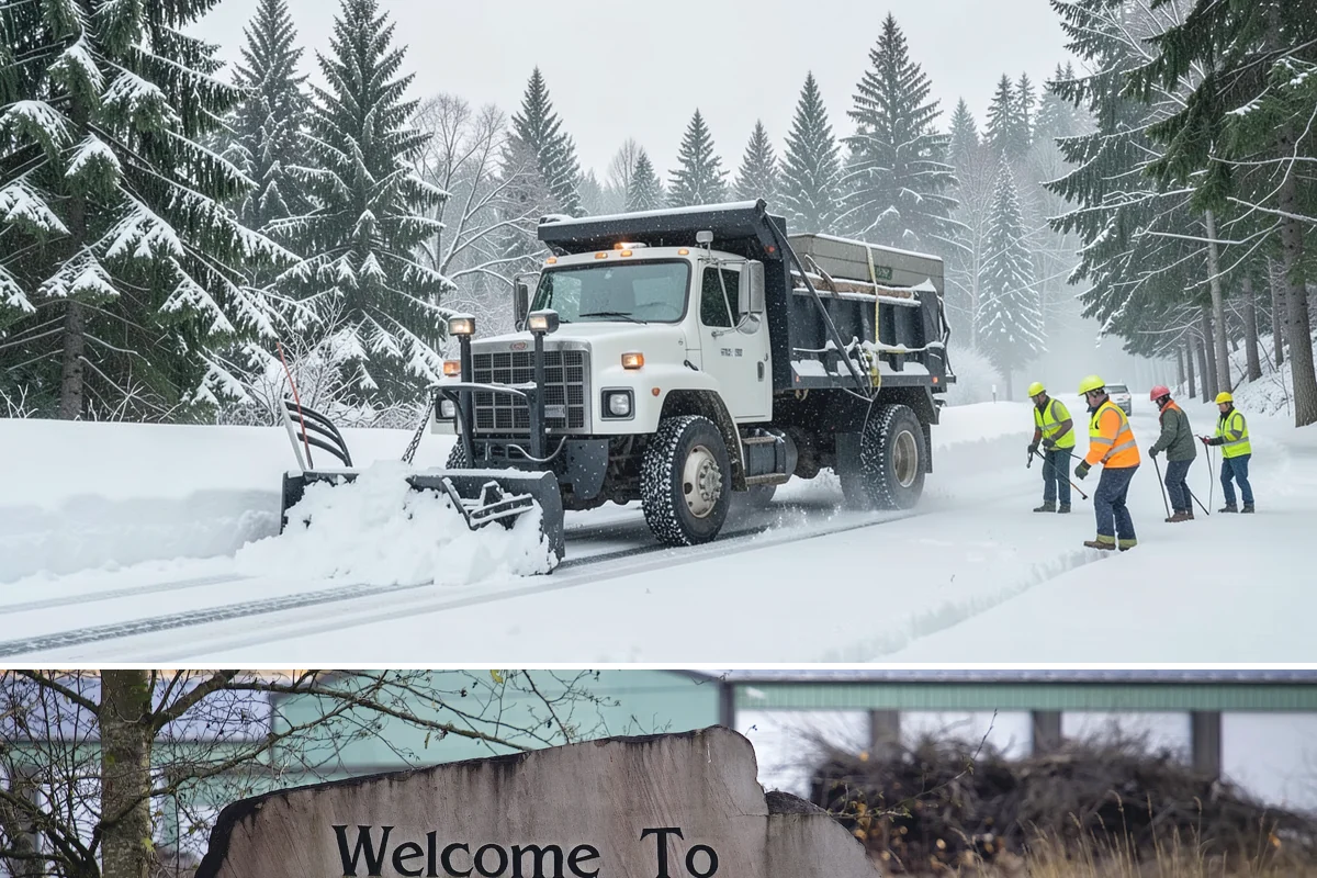 Industrial Snow Removal in Buckley, Pierce County, WA - Industrial sites should be covered from late November onward, when the first hard freeze can lock up large yards overnight.