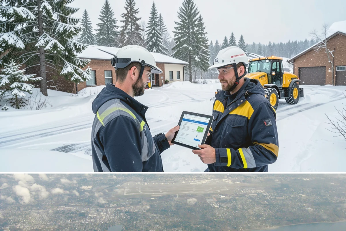 Industrial Snow Removal in Burien, King County, WA - Industrial sites should be covered from late November onward, when the first hard freeze can lock up large yards overnight.