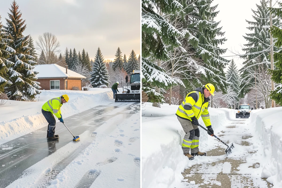 Industrial Snow Removal in Burlington, Skagit County, WA - Assess yard layout, gate approaches, and truck traffic flow
