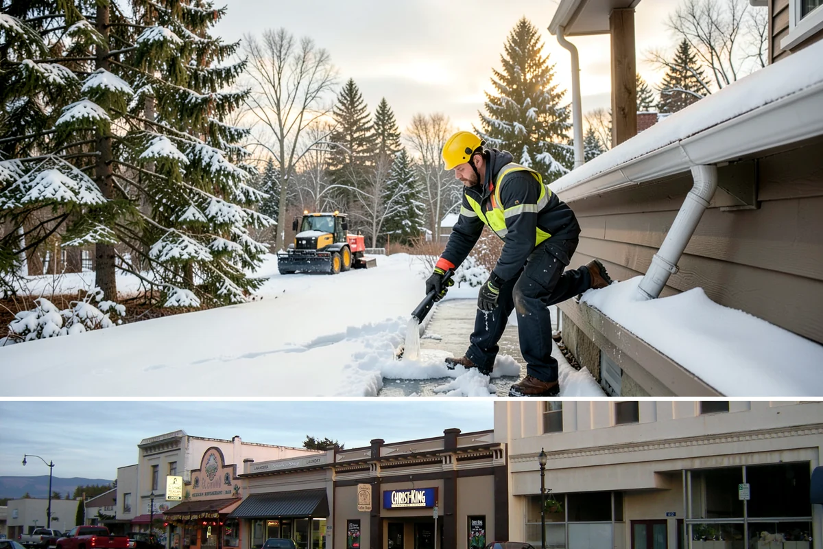 Industrial Snow Removal in Burlington, Skagit County, WA - Industrial sites should be covered from late November onward, when the first hard freeze can lock up large yards overnight.