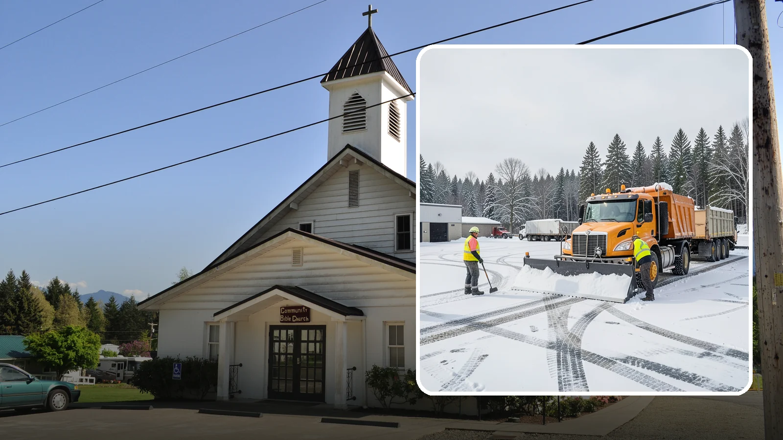 Industrial Snow Removal in Concrete, Skagit County, WA - Keep industrial yards, truck lanes, and employee access open and productive through Western Washington winter weather.