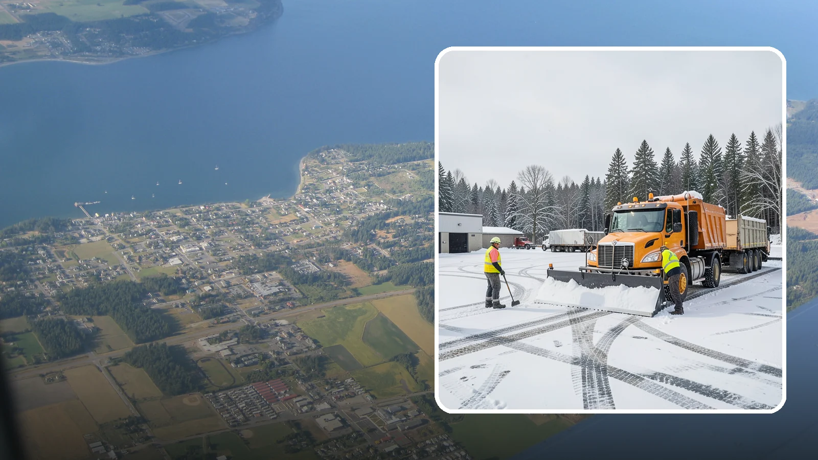 Industrial Snow Removal in Coupeville, Island County, WA - Keep industrial yards, truck lanes, and employee access open and productive through Western Washington winter weather.