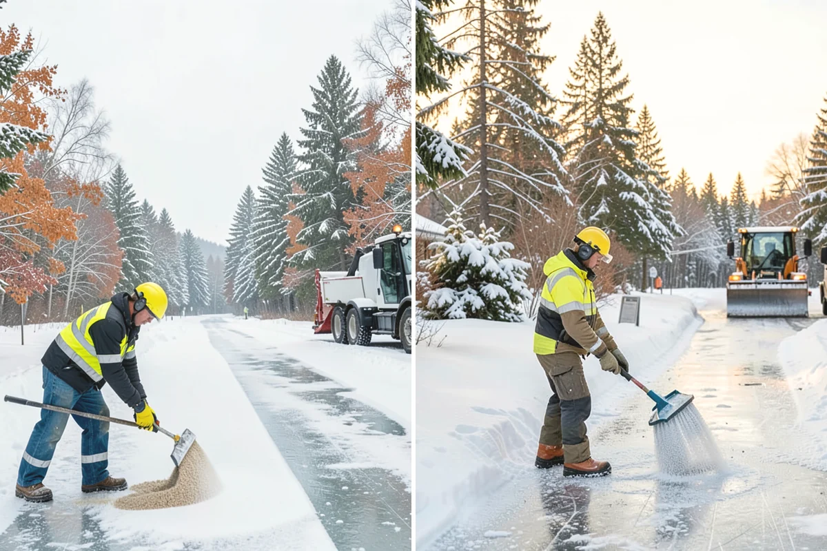 Industrial Snow Removal in Covington, King County, WA - Assess yard layout, gate approaches, and truck traffic flow