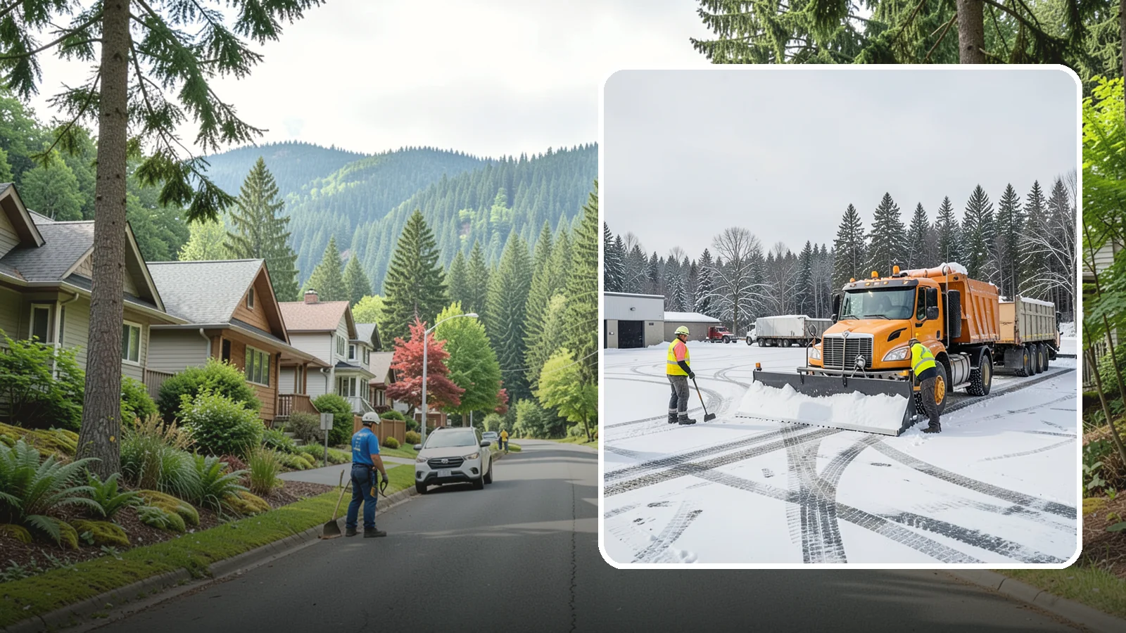 Industrial Snow Removal in Darrington, Snohomish County, WA - Keep industrial yards, truck lanes, and employee access open and productive through Western Washington winter weather.