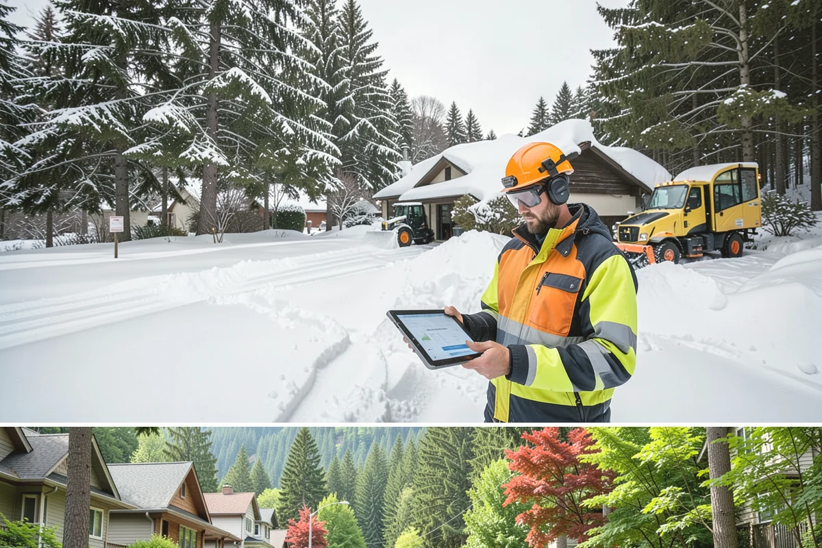 Industrial Snow Removal in Darrington, Snohomish County, WA - Industrial sites should be covered from late November onward, when the first hard freeze can lock up large yards overnight.