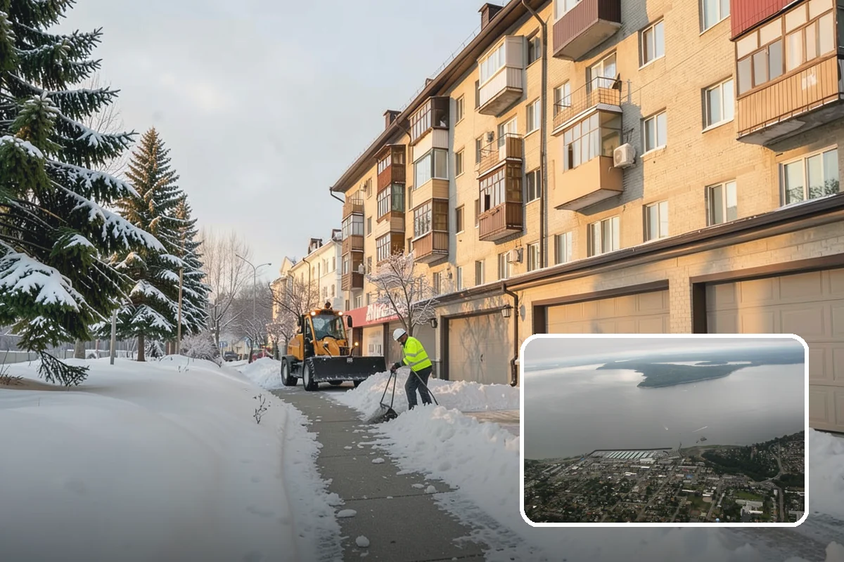 Industrial Snow Removal in Des Moines, King County, WA - Clear truck lanes and yard access for freight