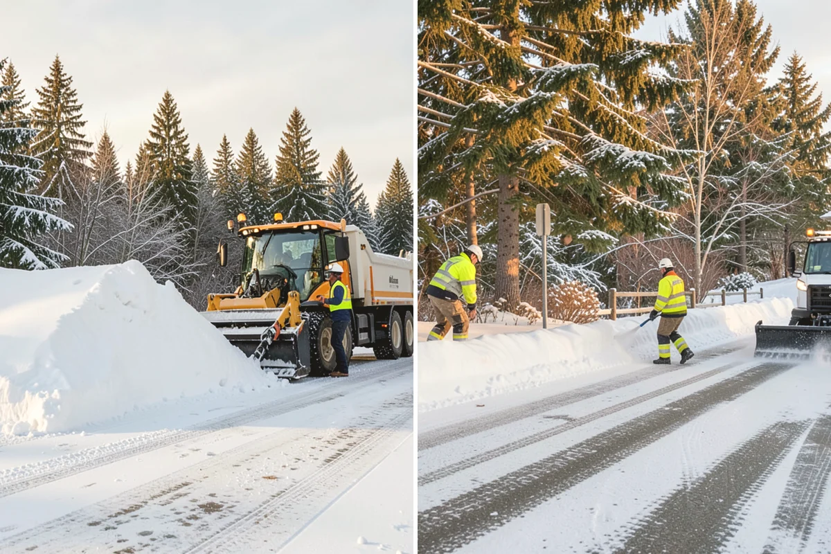Industrial Snow Removal in Duvall, King County, WA - Assess yard layout, gate approaches, and truck traffic flow