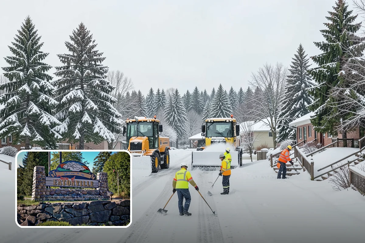 Industrial Snow Removal in Eatonville, Pierce County, WA - Clear truck lanes and yard access for freight